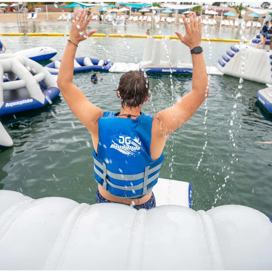 Aquaglide Jungle Joe 2 Inflatable Climbing Structure and Slide