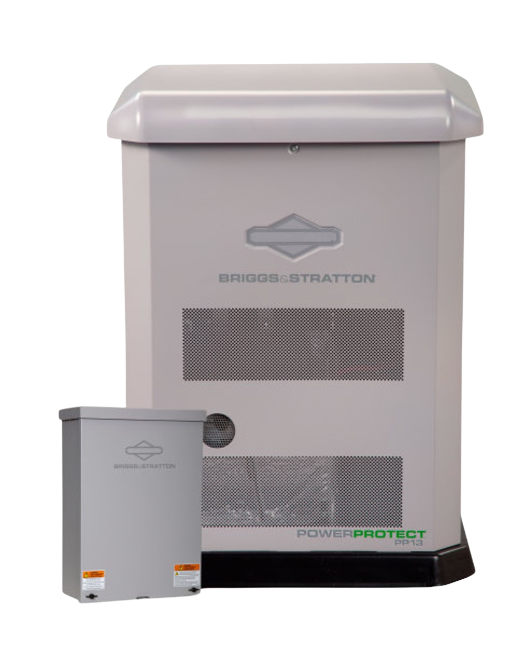 Briggs & Stratton 040742 Power Protect 13kW Standby Generator LP/NG with 100 Amp 16 Circuit Automatic Transfer Switch New