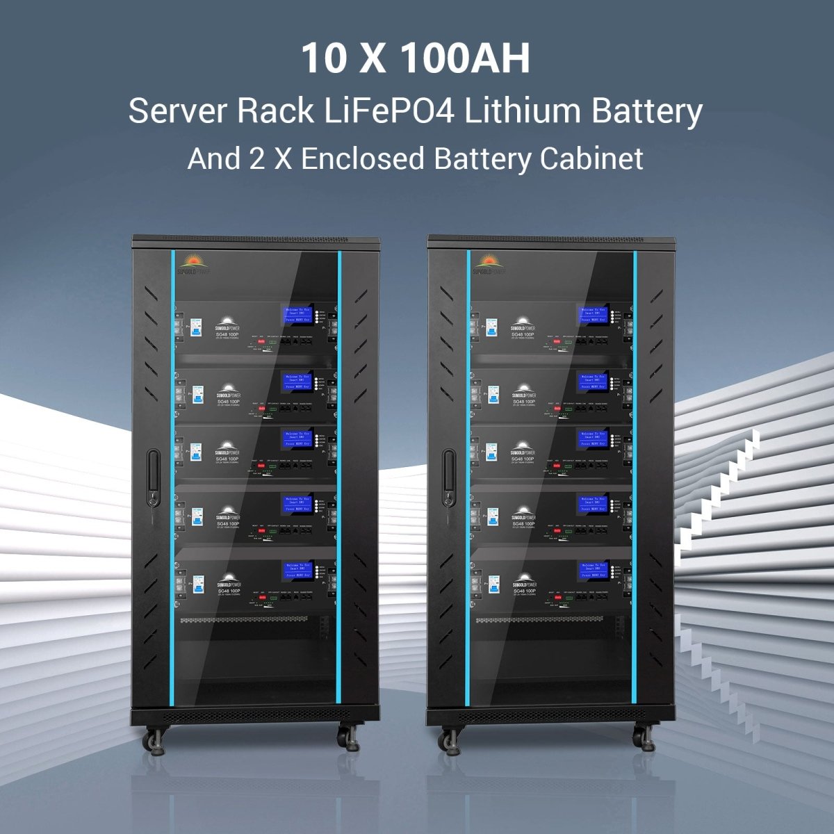 Hybrid Solar Kit 11.4KW 48V Split Phase 51.2 KWH Lithium Battery 36 X 450 Watt Solar Panel (Optional) SGH-11N5E