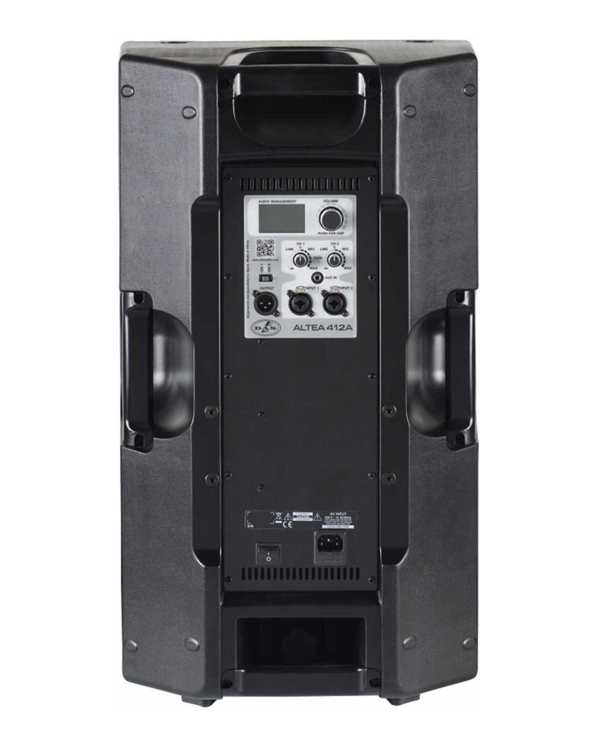 DAS Audio ALTEA-412A 12 Inch 2 Way Powered Portable PA System Speakers - Black