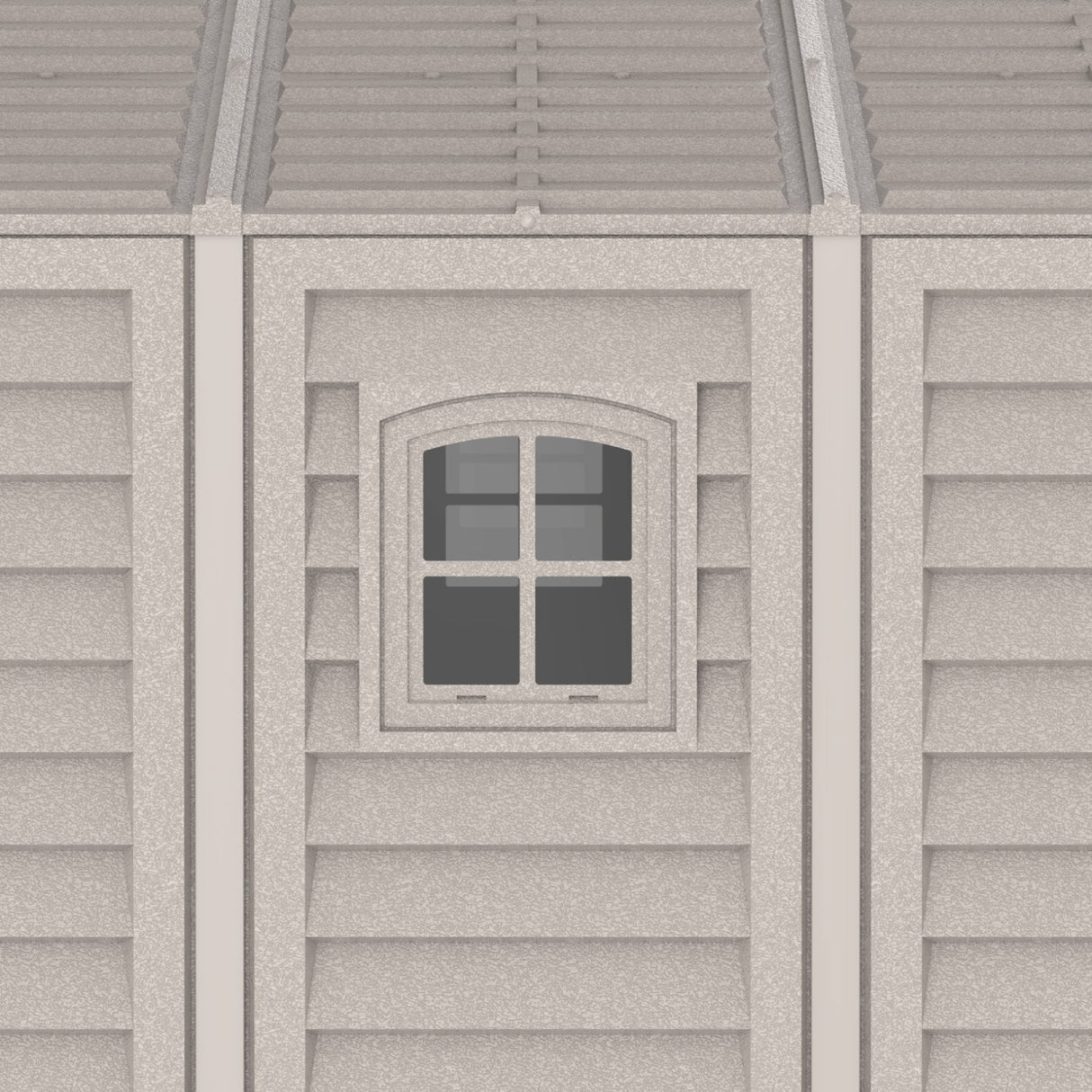 10.5x31 ft Vinyl Garage, Vinyl Storage Shed with Foundation, 2 Windows & Side Doors