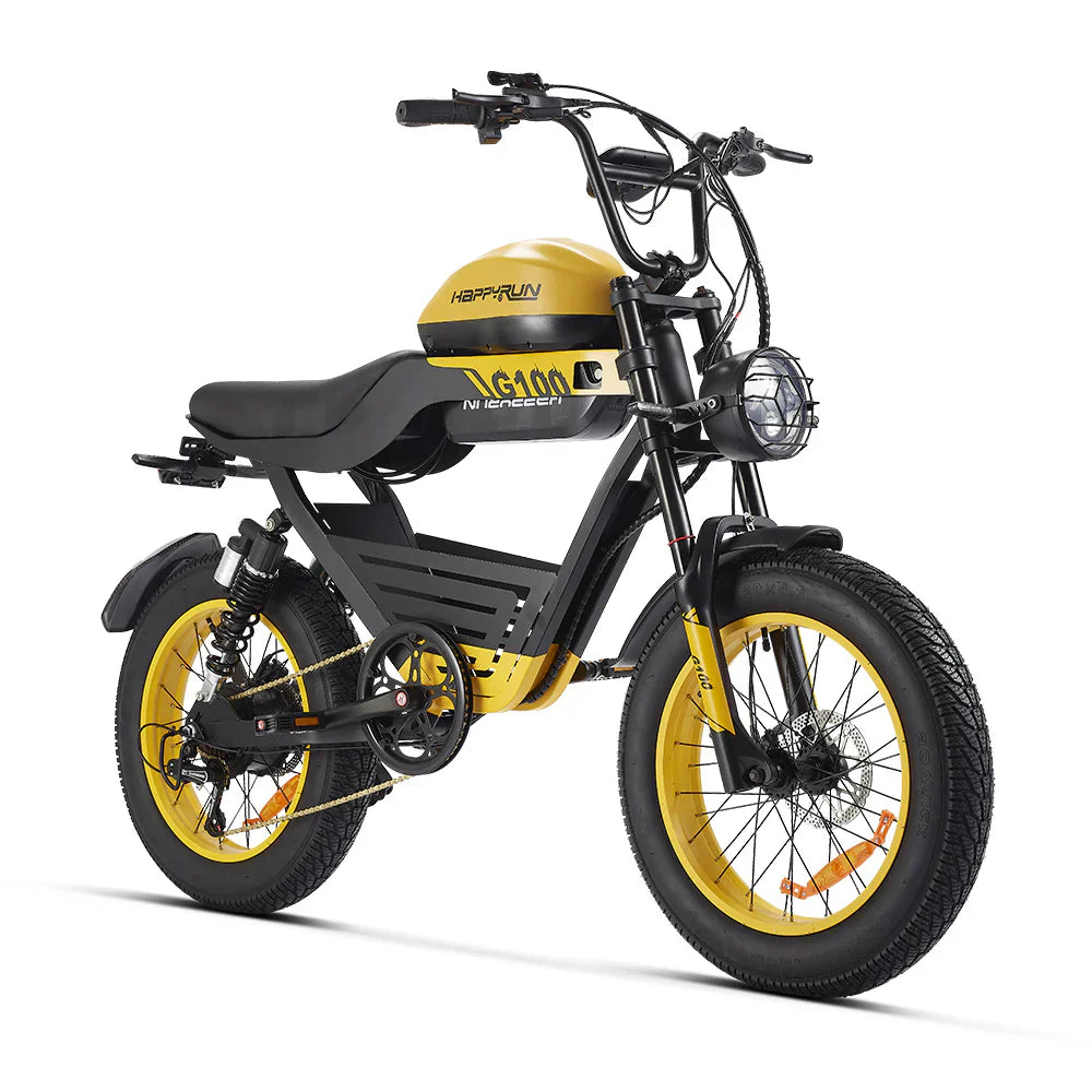 HappyRun | G100 48V/38Ah 2000W Dual Battery Electric Bike | G100