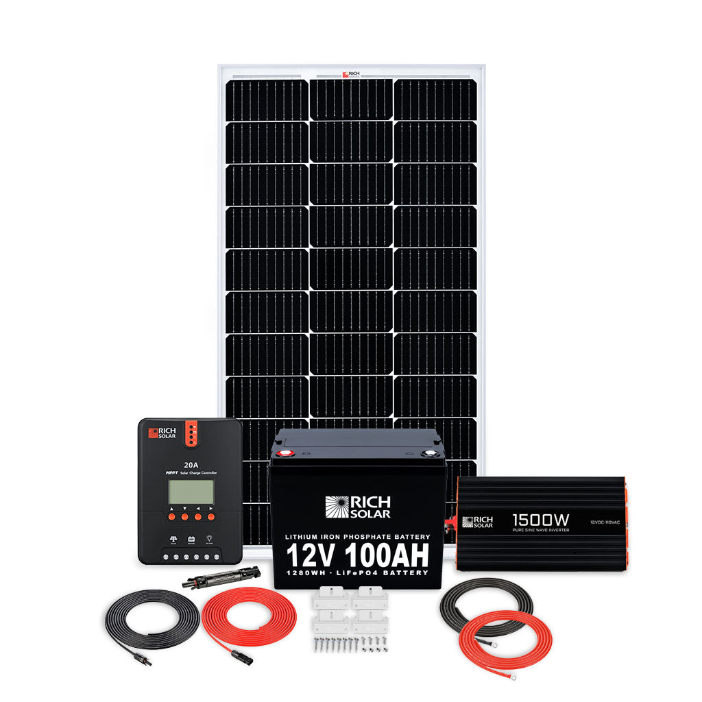 100W RV 12V Kit