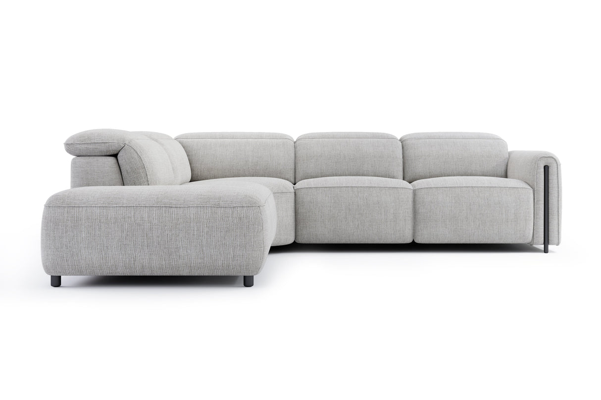 Octavia Fabric Reclining Corner Sectional Cloud Sofa