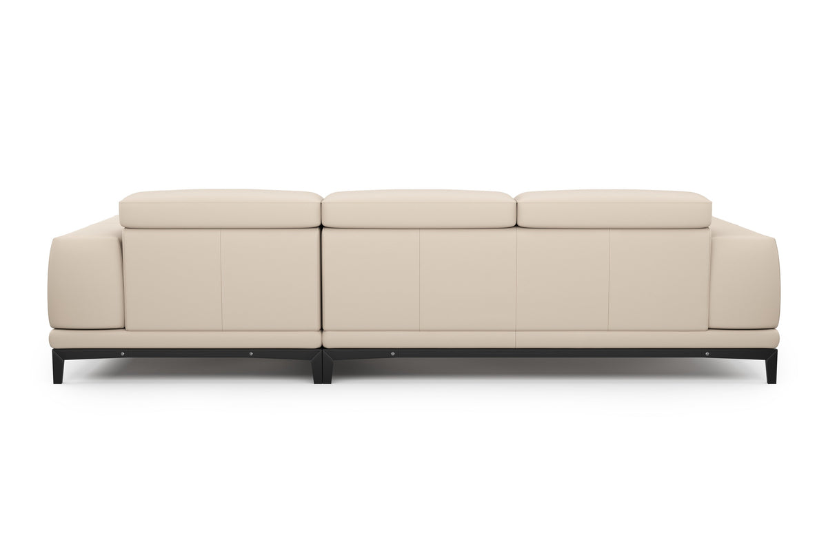 Valletta Leather Sectional Sofa