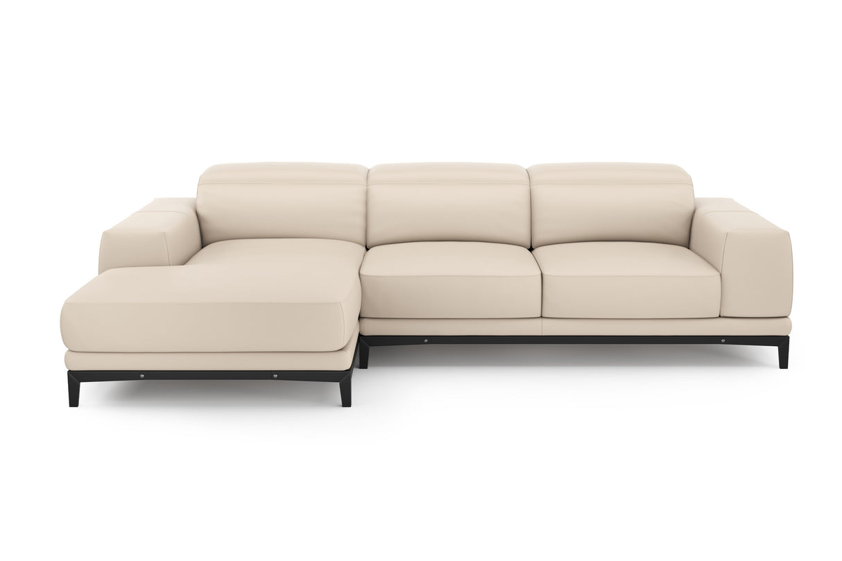 Valletta Leather Sectional Sofa