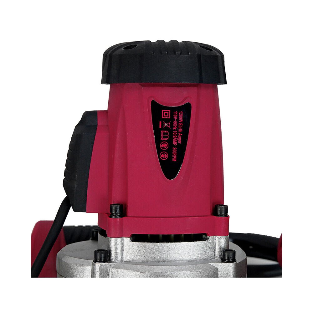 1200W Electric Post Hole Digger Earth Auger With 4 Inch Bit, 1.6HP (SAK25847)