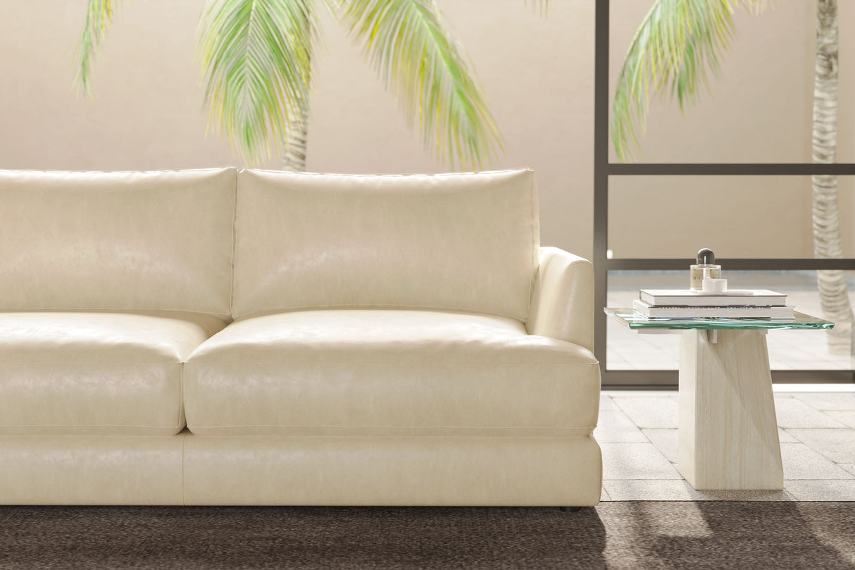 Serena Leather Sectional Sofa