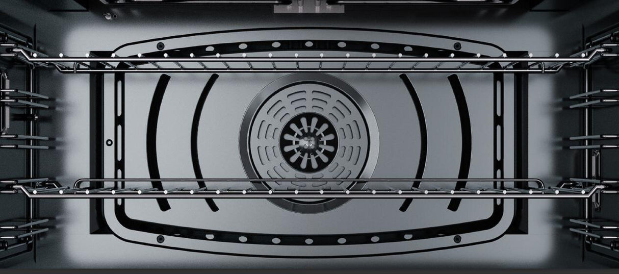 ILVE Nostalgie II 36-Inch Limited Edition Induction Range in White with Brass Trim (UPI366NMPWHG)