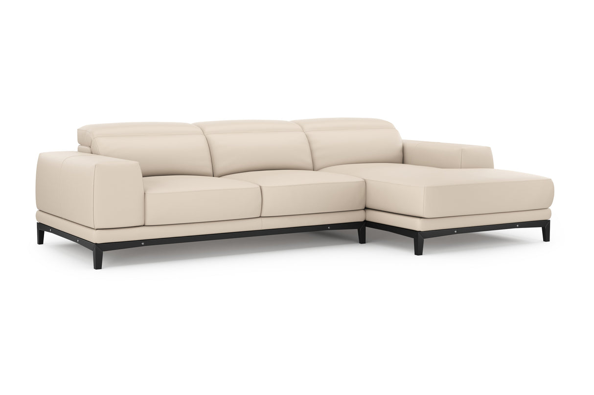 Valletta Leather Sectional Sofa