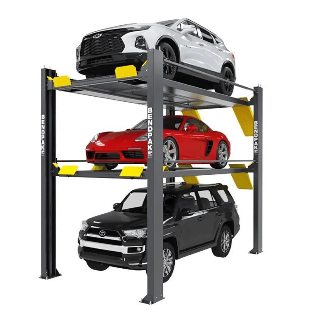 BendPak HD-973PX 9,000 and 7,000 Lb. Capacity Three-Level Parking Lift