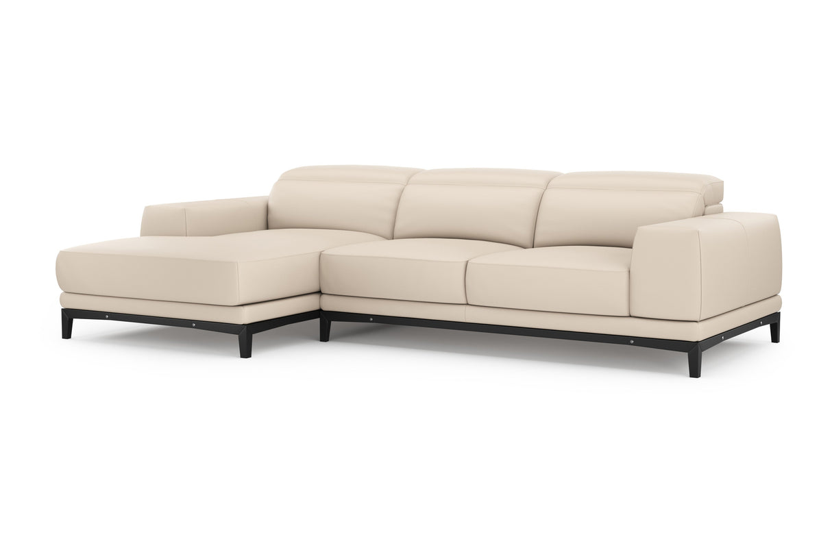 Valletta Leather Sectional Sofa