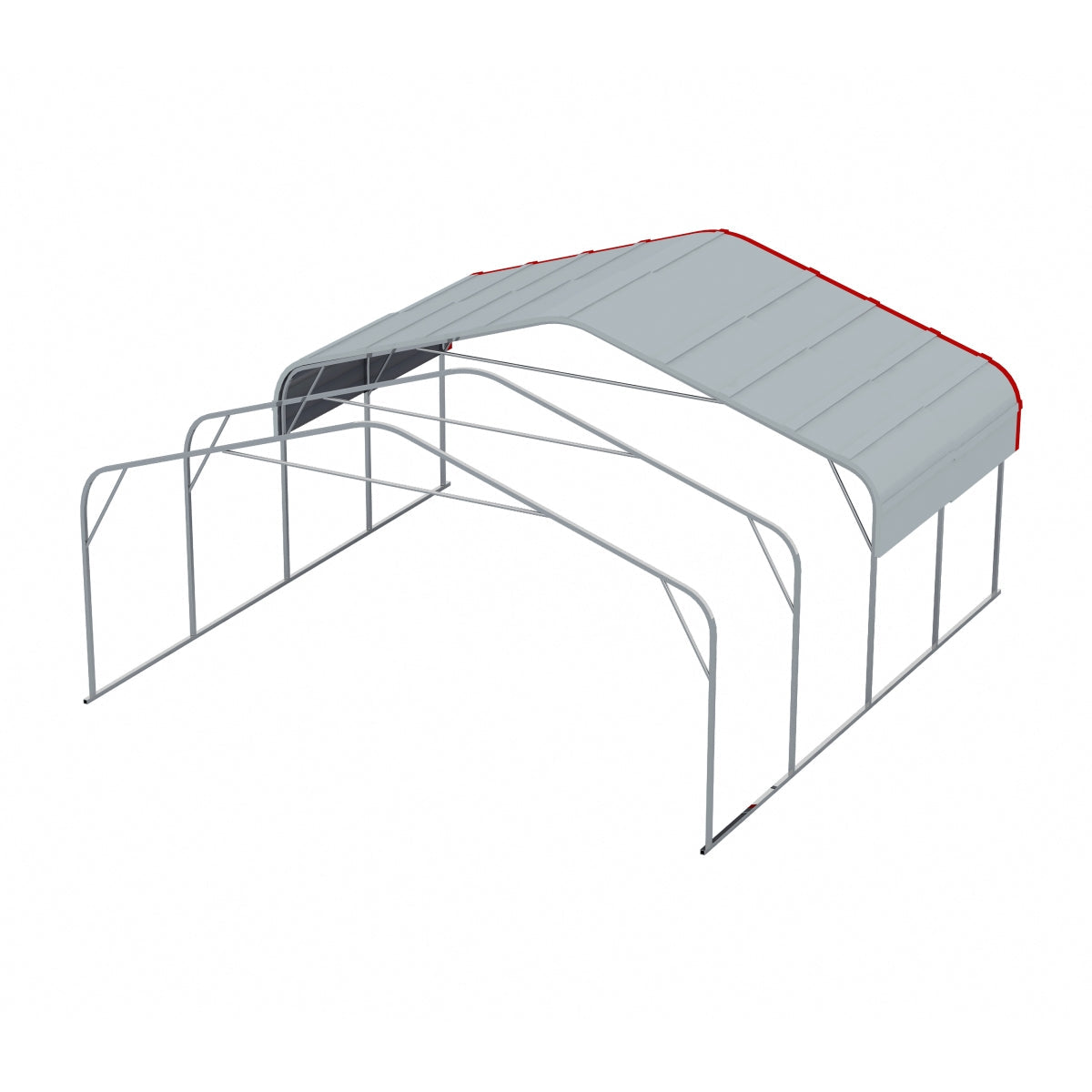20x20 ft Heavy Duty Metal Garage Carport