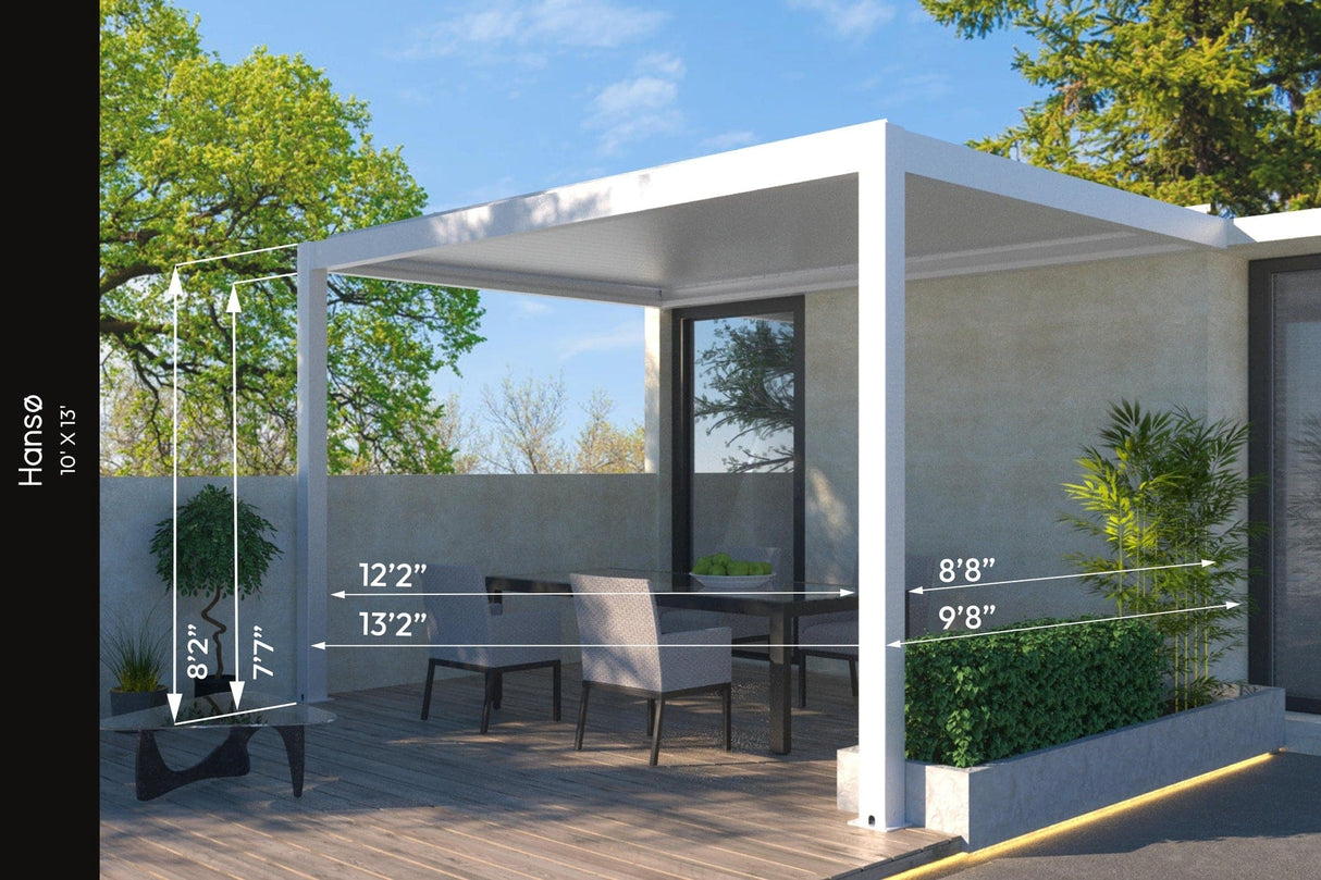 Hansø Aluminum Pergola Kit