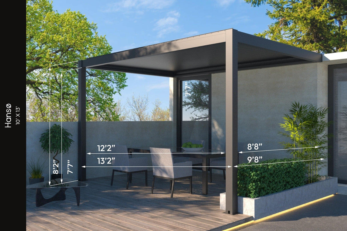 Hansø Aluminum Pergola Kit