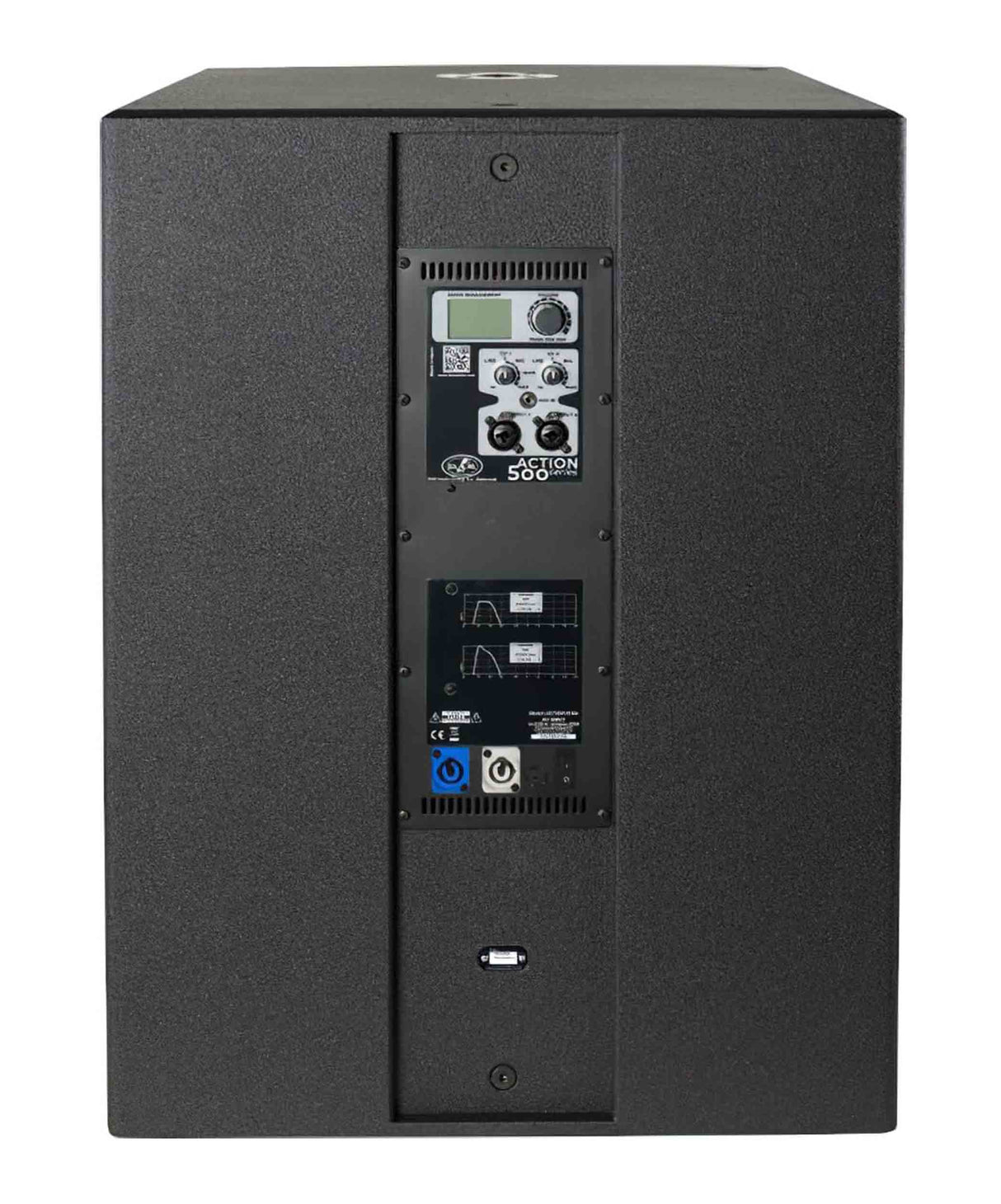 DAS Audio ACTION-S18A, 18-Inch 1500W Powered Portable Subwoofer with DSP Processor - Black