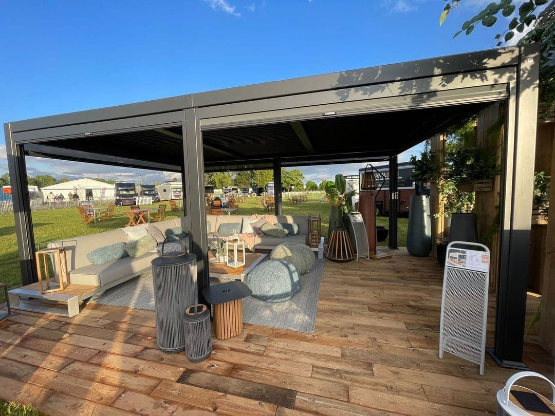 Retractable Pergola Sun Shades