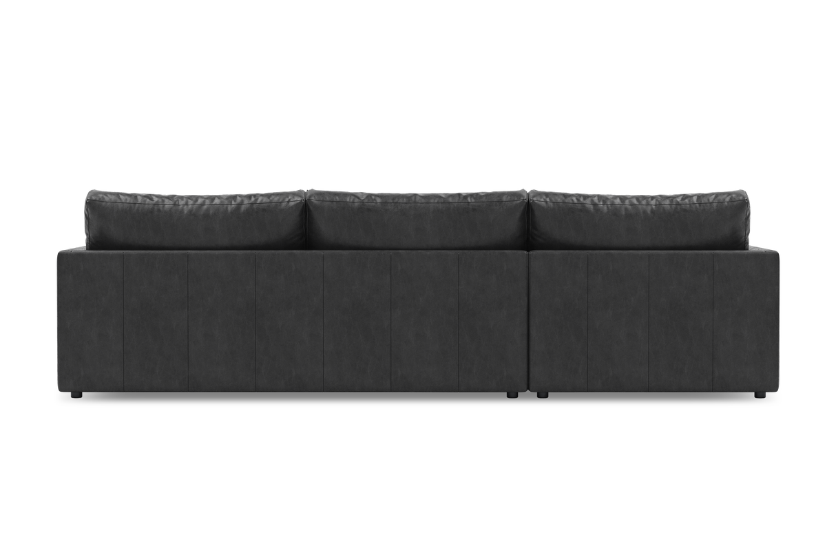 Serena Leather Sectional Sofa