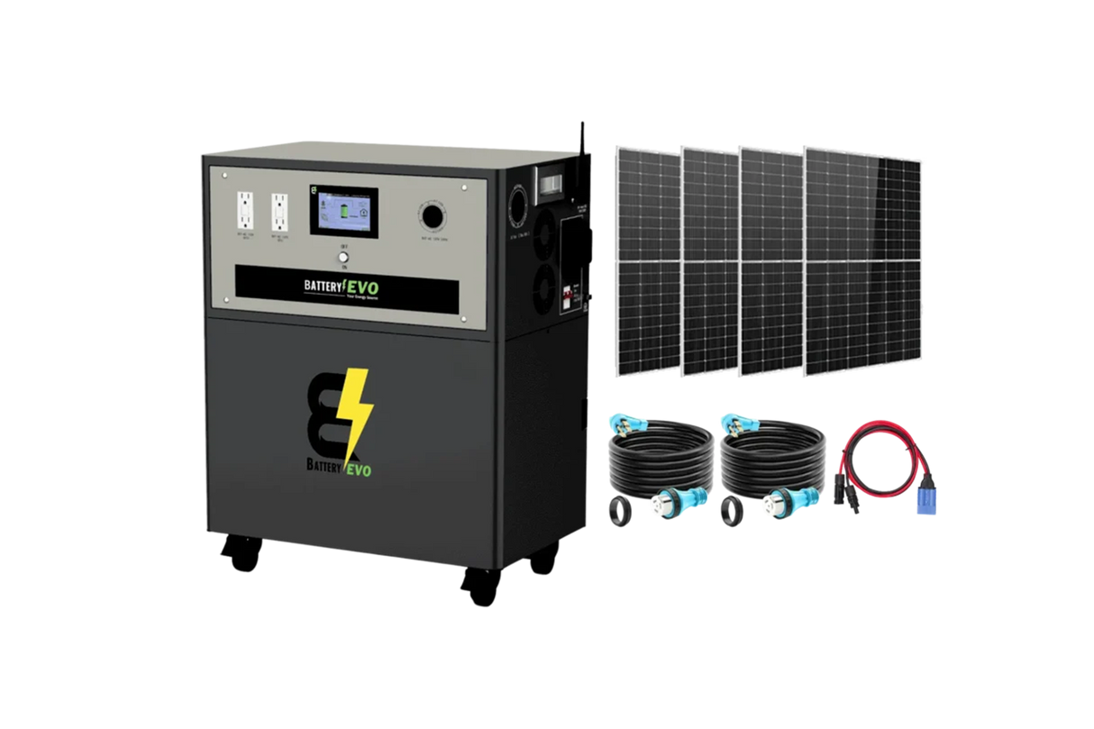 WALRUS G4 PLUS 96V 23kWh Lithium Battery with 16.5kVA Inverter and 2.2-4.4kW Solar Panel AC 110/220V