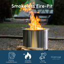Smokeless Pergola Fire Pit with Ash Shovel