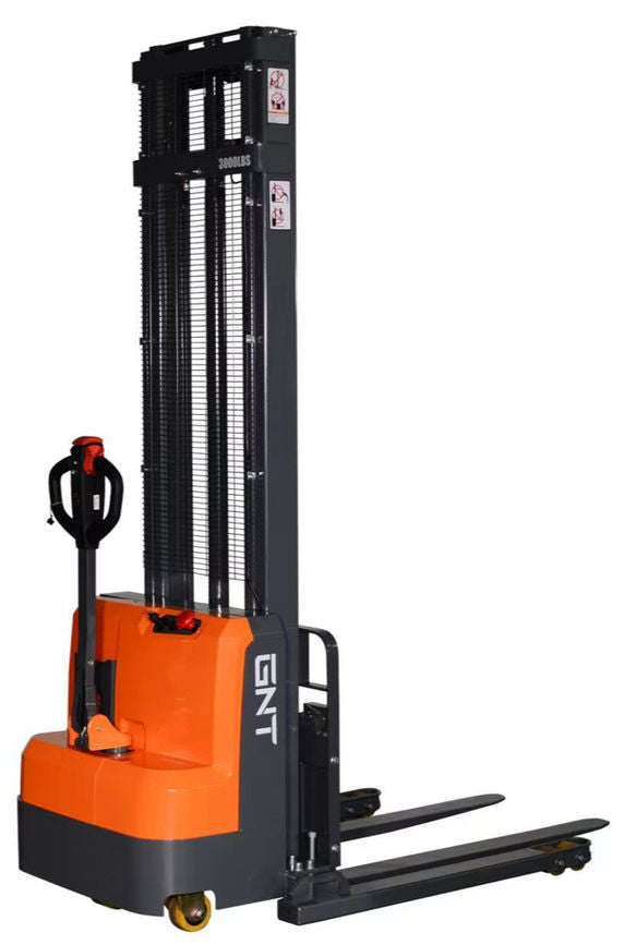GNT Lithium Straddle Stacker | 3000lb Capacity | 118" Lift Height | GB30C-118LI
