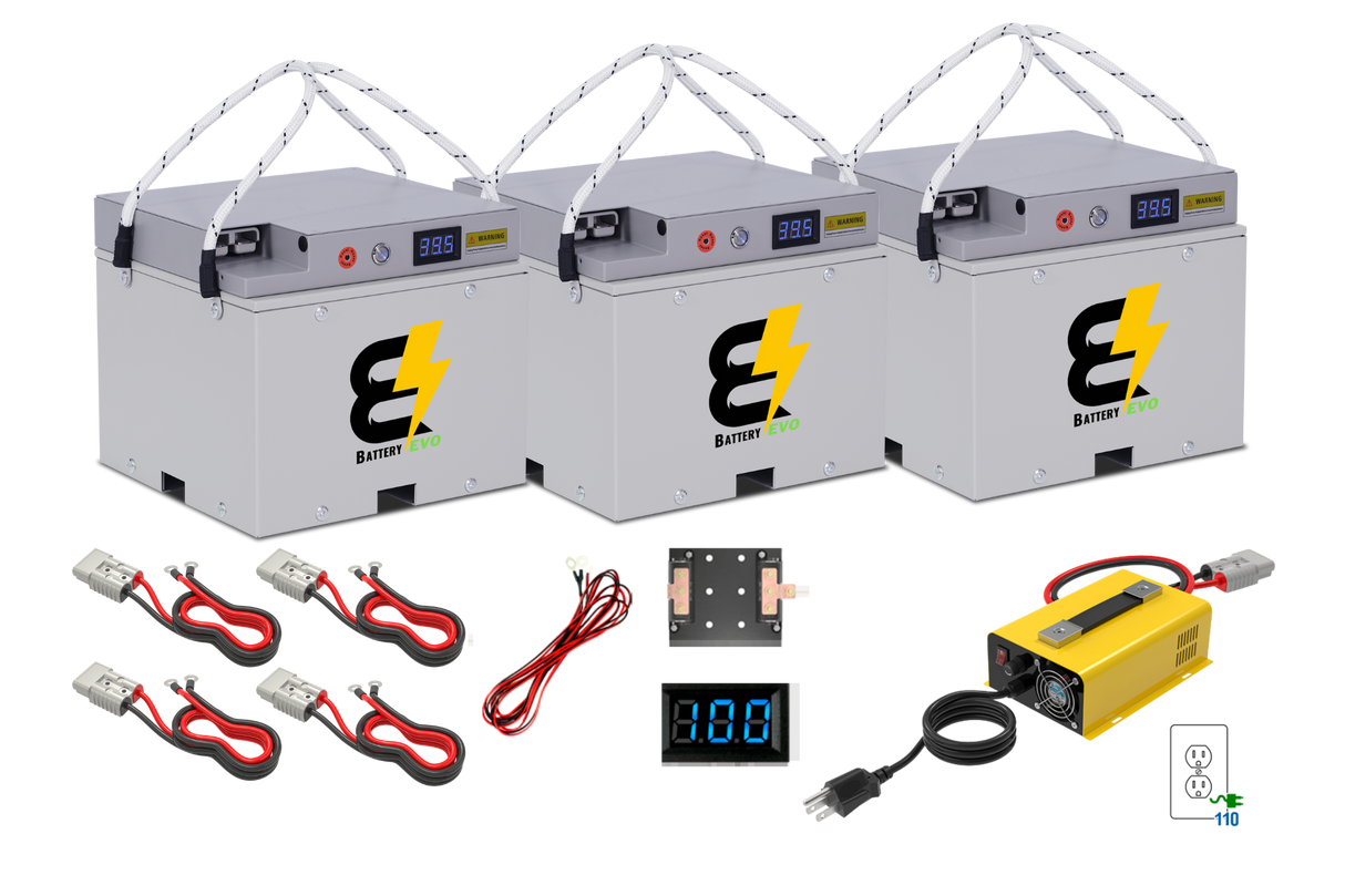 RAPTOR 36V 7.5kWh Lithium Battery 3x Kit