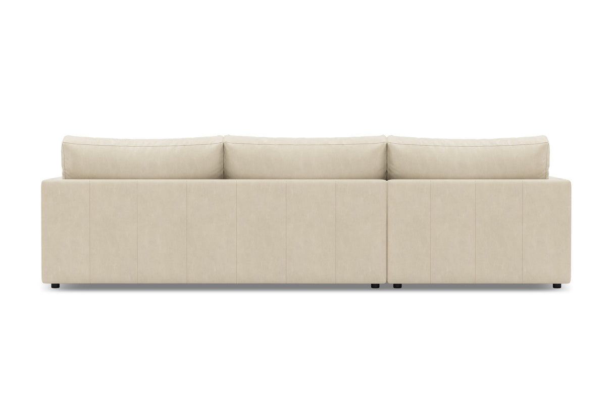 Serena Leather Sectional Sofa