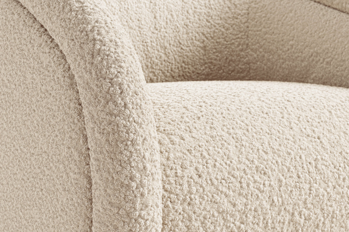 Violet Fabric Swivel Chair