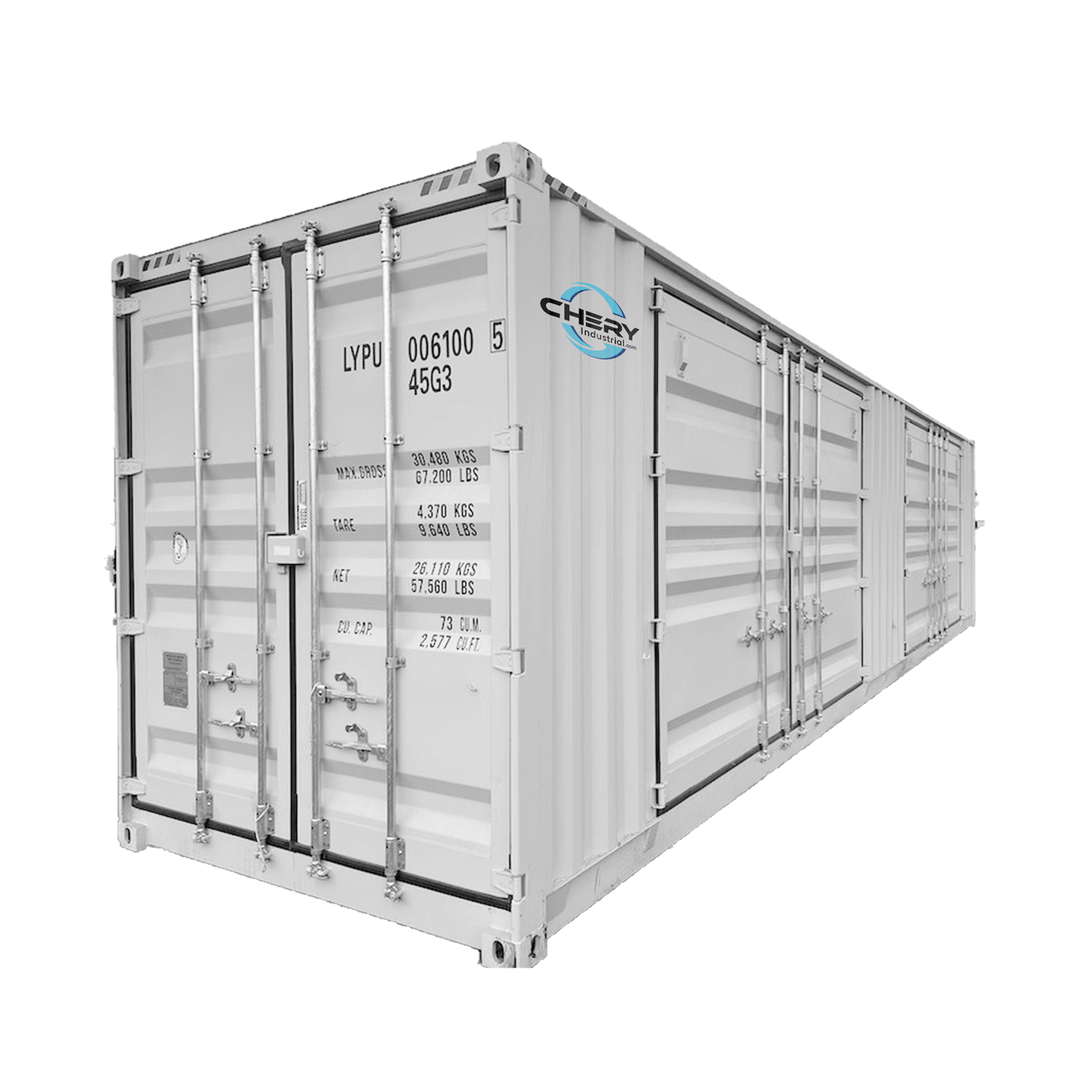 40ft High Cube Two Multi Doors Container with Logo