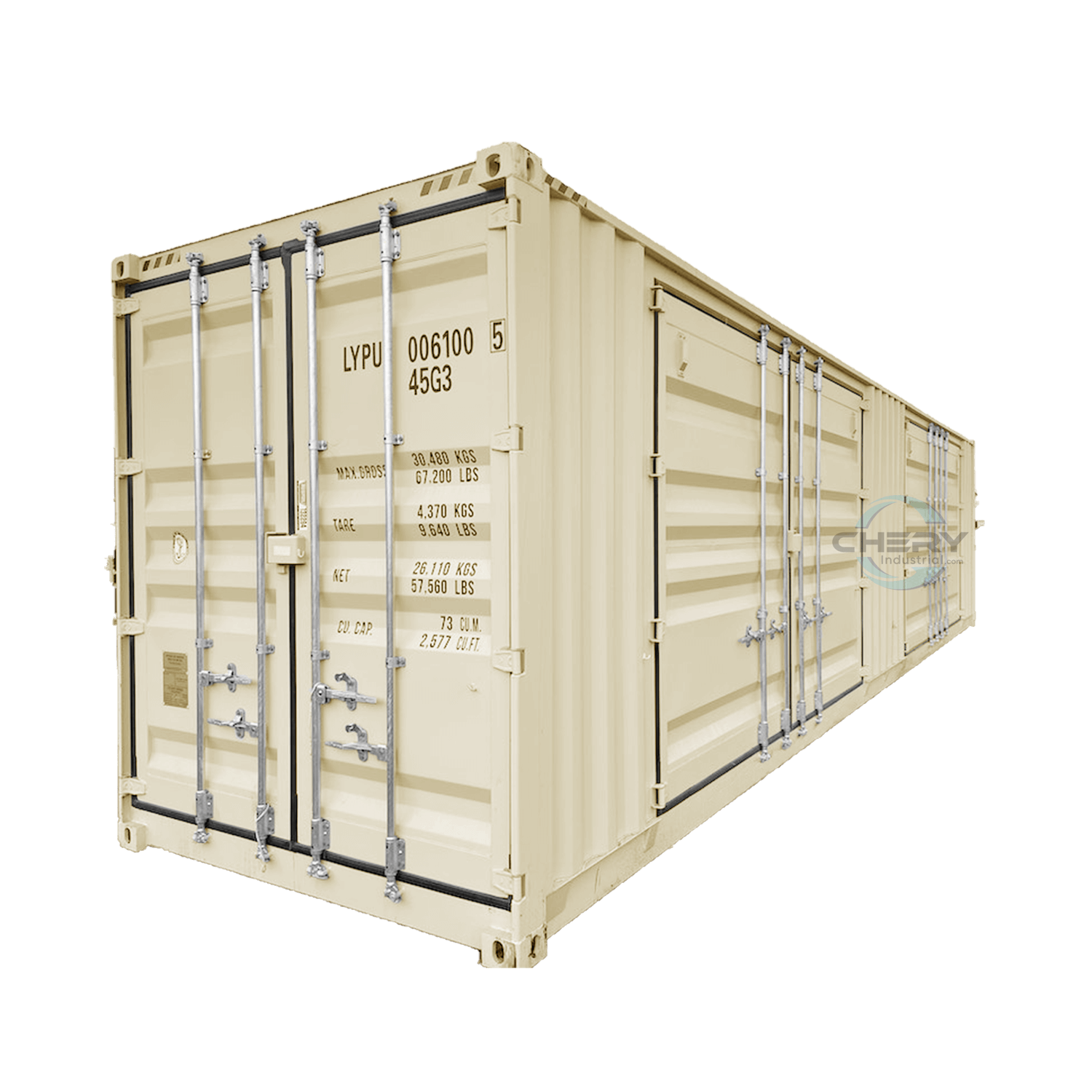 40ft High Cube Container with 2 Side Doors
