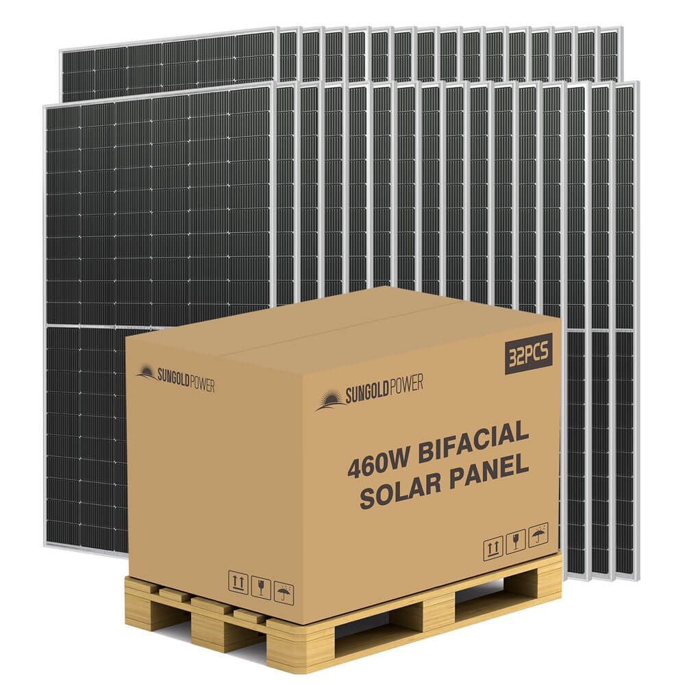 560 WATT Bifacial N-Type SOLAR PANEL FULL PALLET (32 PANELS)