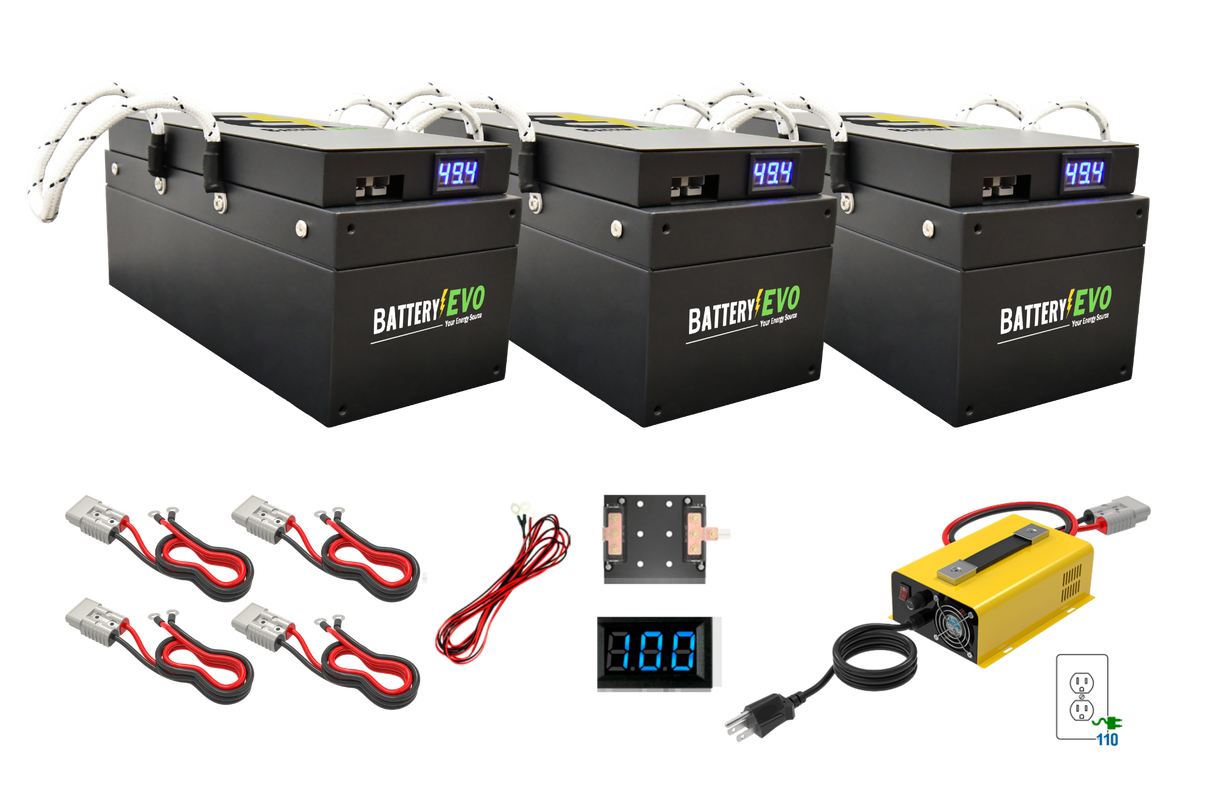 BADGER 48V 6.3kWh Lithium Battery 3x Kit