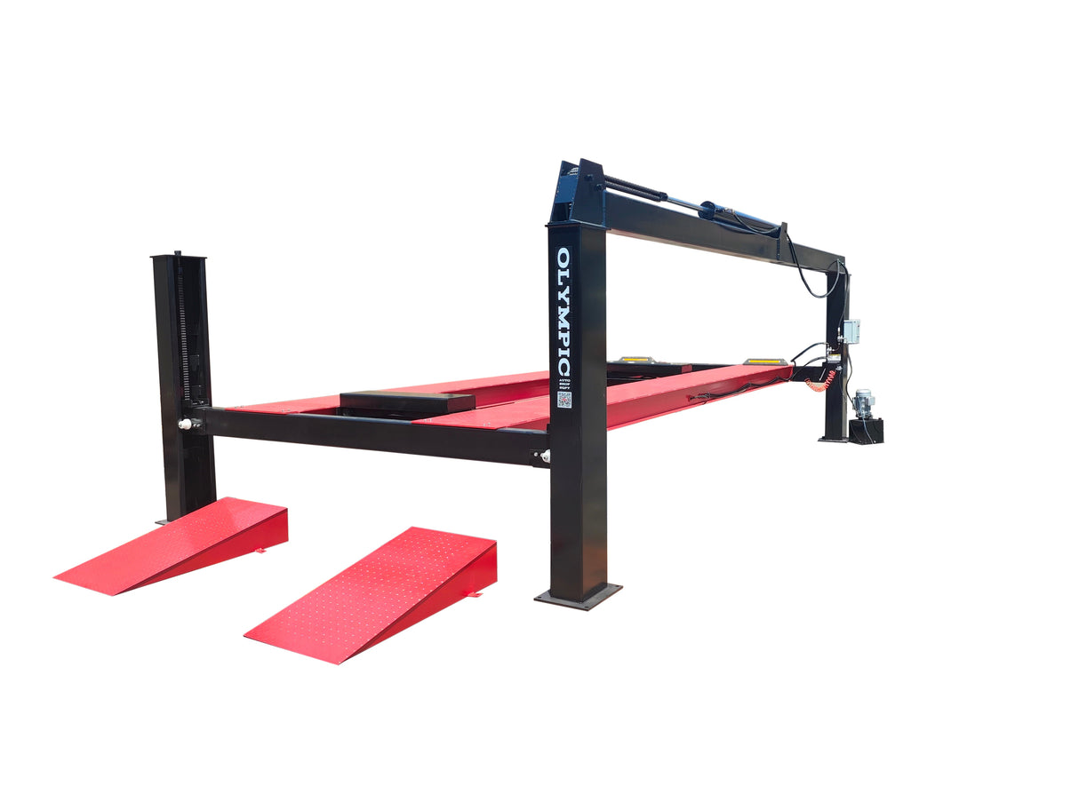 Olympic 4PHDXL-22 / 22,000-lb. Gold Series 4-Post Heavy-Duty Truck & Equipment Maintenance Lift / 10-Year Warranty / 150″ W X 270″ L