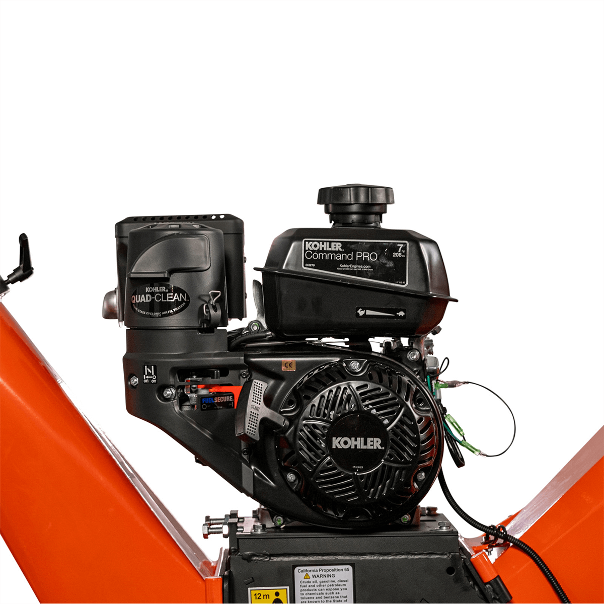 4" 7 HP 208cc Kinetic Drum Chipper