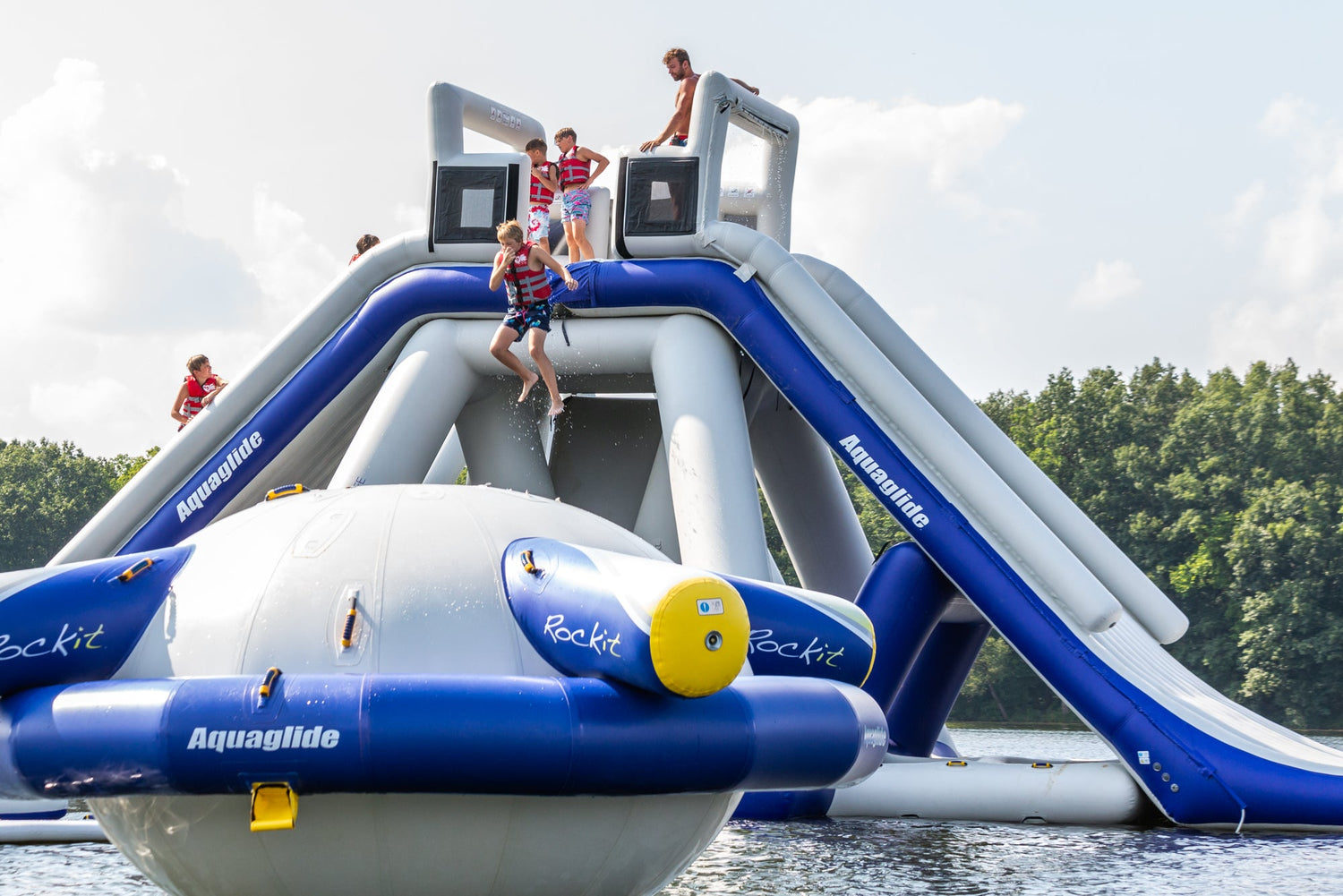 Aquaglide El Jefe Inflatable Water Park