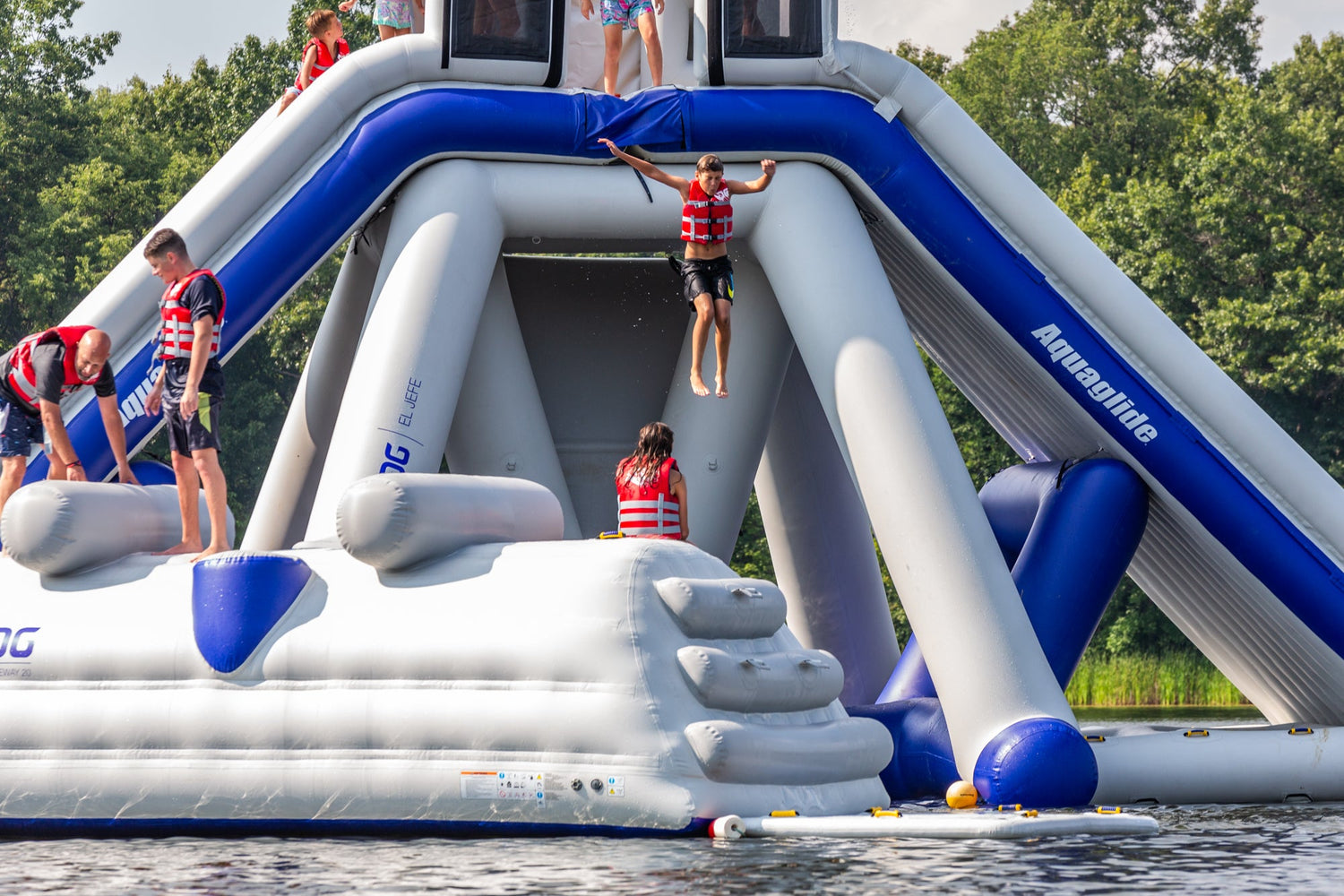 Aquaglide El Jefe Inflatable Water Park