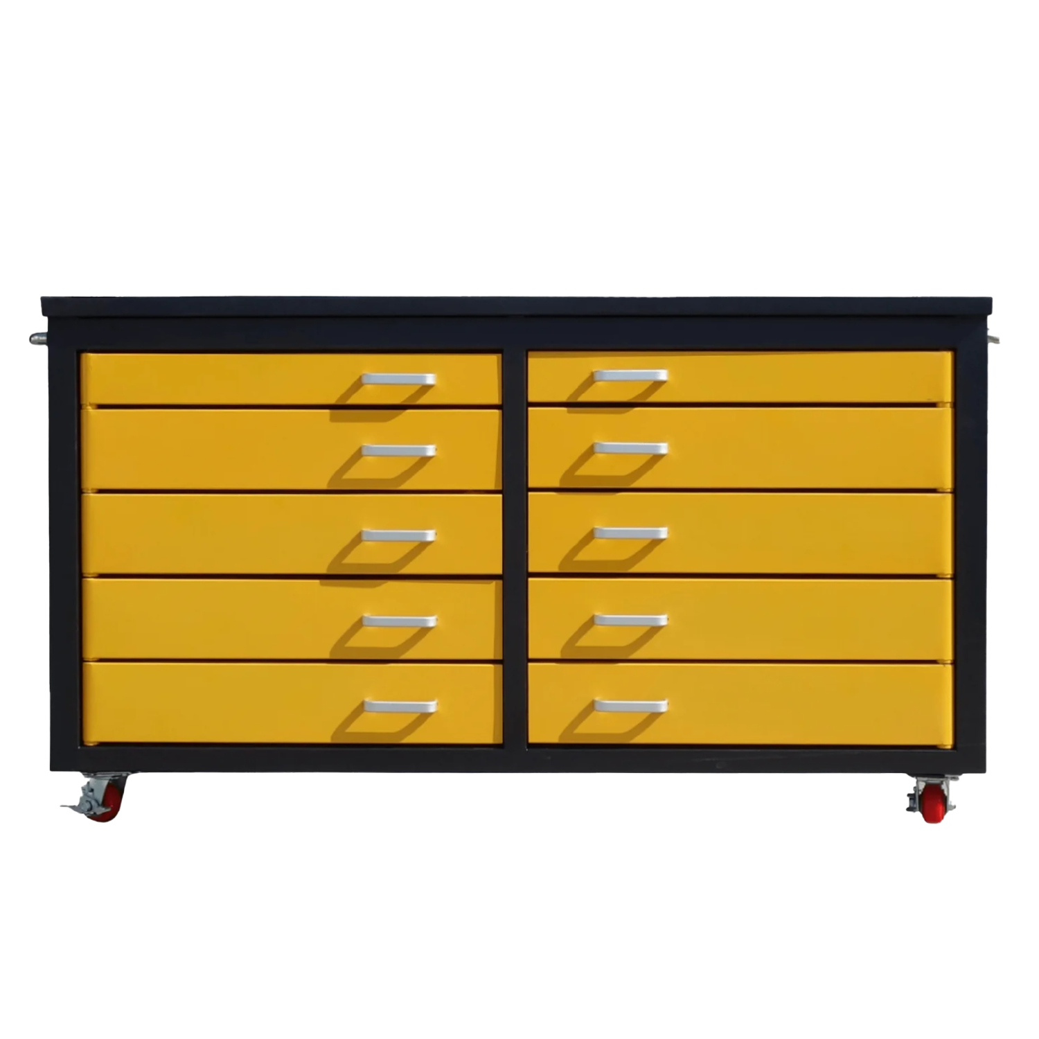 6ft Heavy Duty Mobile Workbench with 10 Drawers
