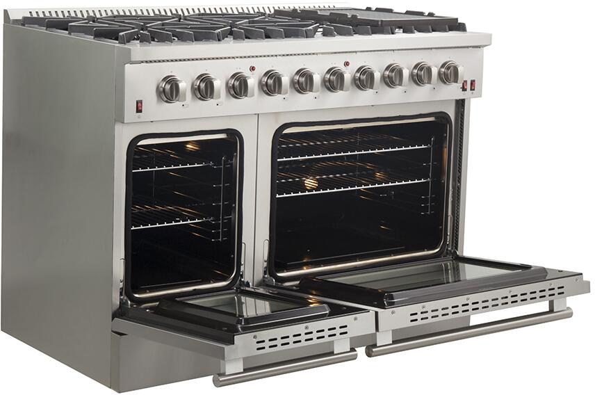 FORNO Appliance Package - 48" Gas Range and 60" Refrigerator, FBDL-005-01CAUS