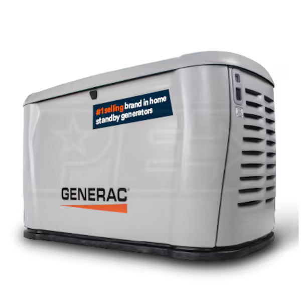 Generac 18kW Air-Cooled Standby Generator + Cellular, Wi-Fi & Bluetooth Connectivity 7259