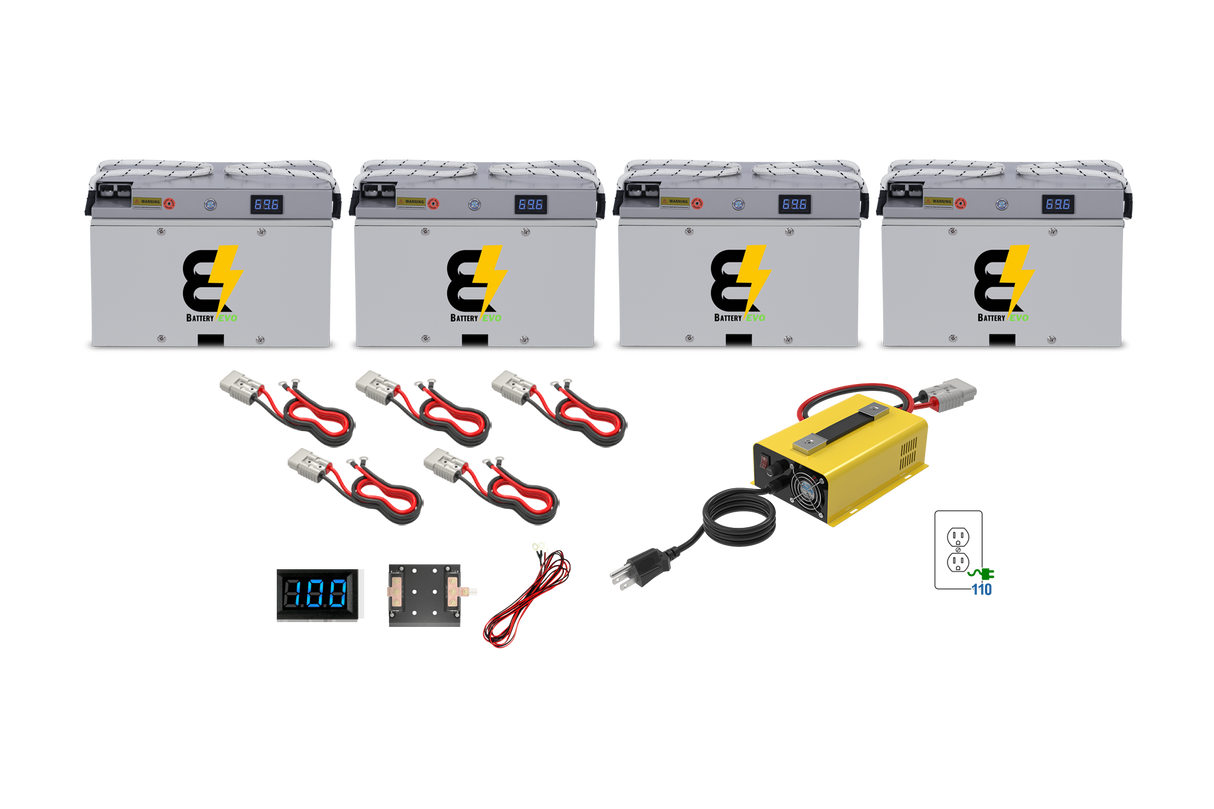 FALCON 72V 8.4kWh Lithium Battery 4x Kit