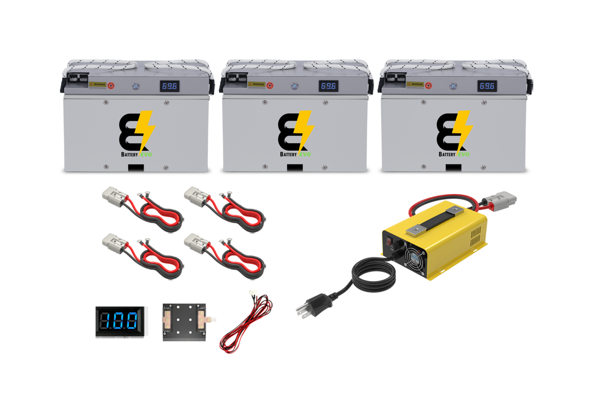 FALCON 72V 6.3kWh Lithium Battery 3x Kit