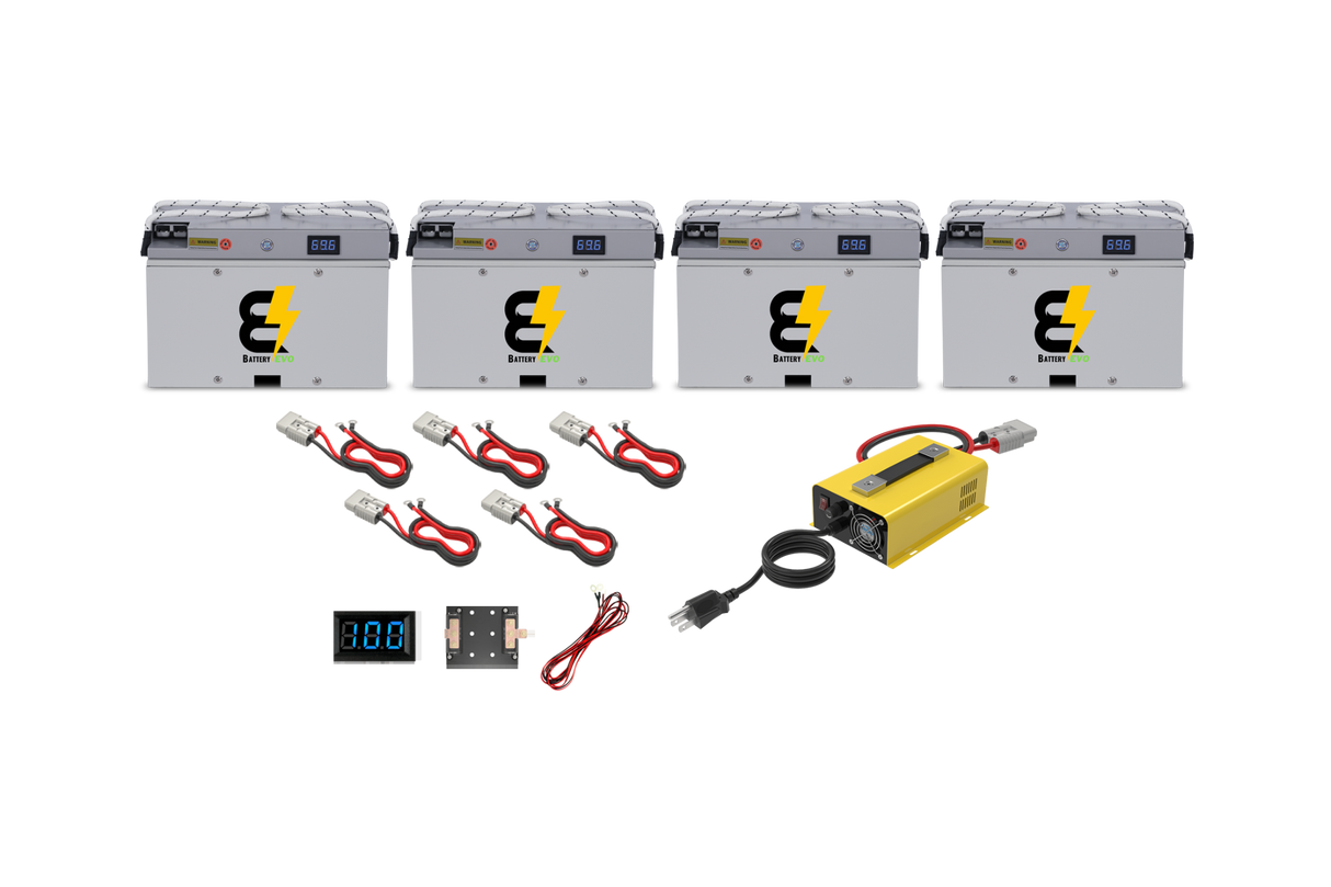 FALCON 72V 8.4kWh Lithium Battery 4x Kit