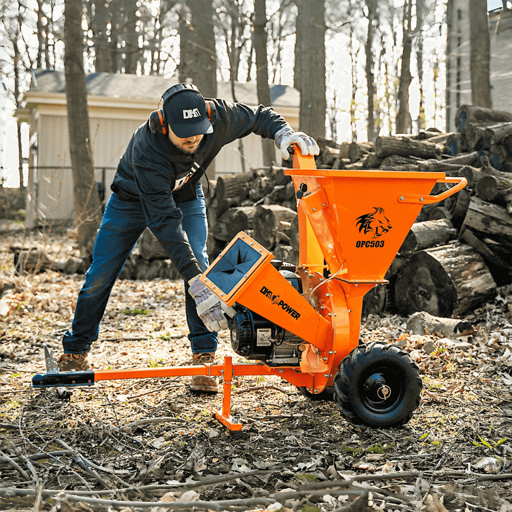 3" 7 HP 208cc Disk Chipper Shredder
