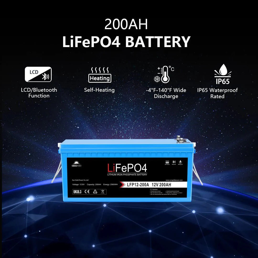 Off Grid Solar Kit 6000W 24/ 48VDC 120V/240V LifePO4 10.24KWH Lithium Battery 6 X 370 Watt Solar Panels SGK-PRO64/ SGK-PRO62