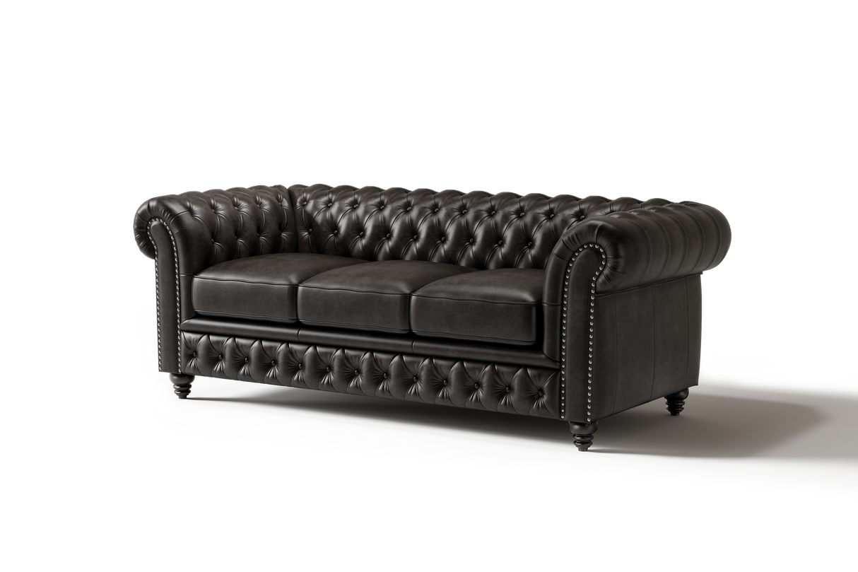 Parma Leather Chesterfield Sofa