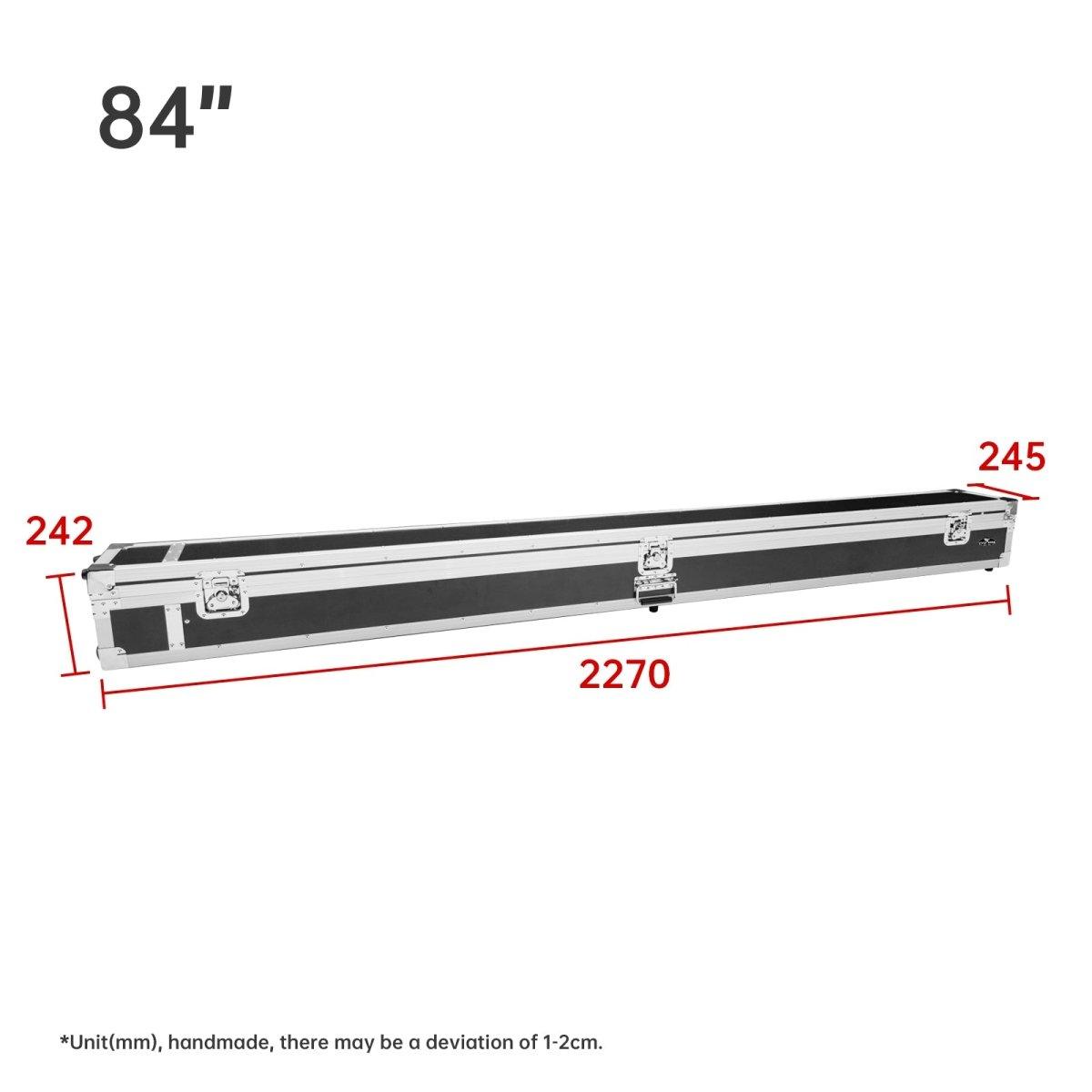 BUNDLE VIVIDSTORM S PRO / S PRO P Motorized Tension Floor Rising UST ALR Projector Screen & Heavy Duty Aluminium Travelling Case