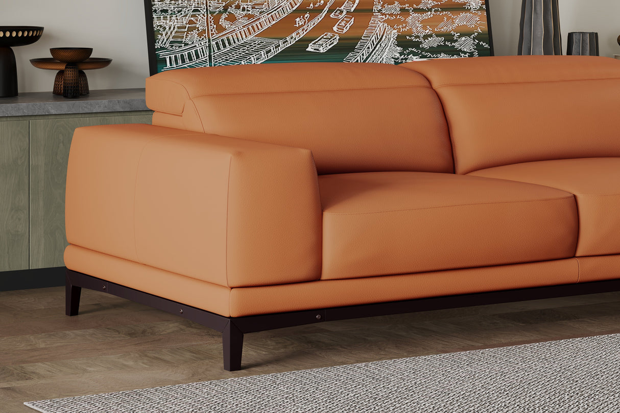 Valletta Leather Sectional Sofa