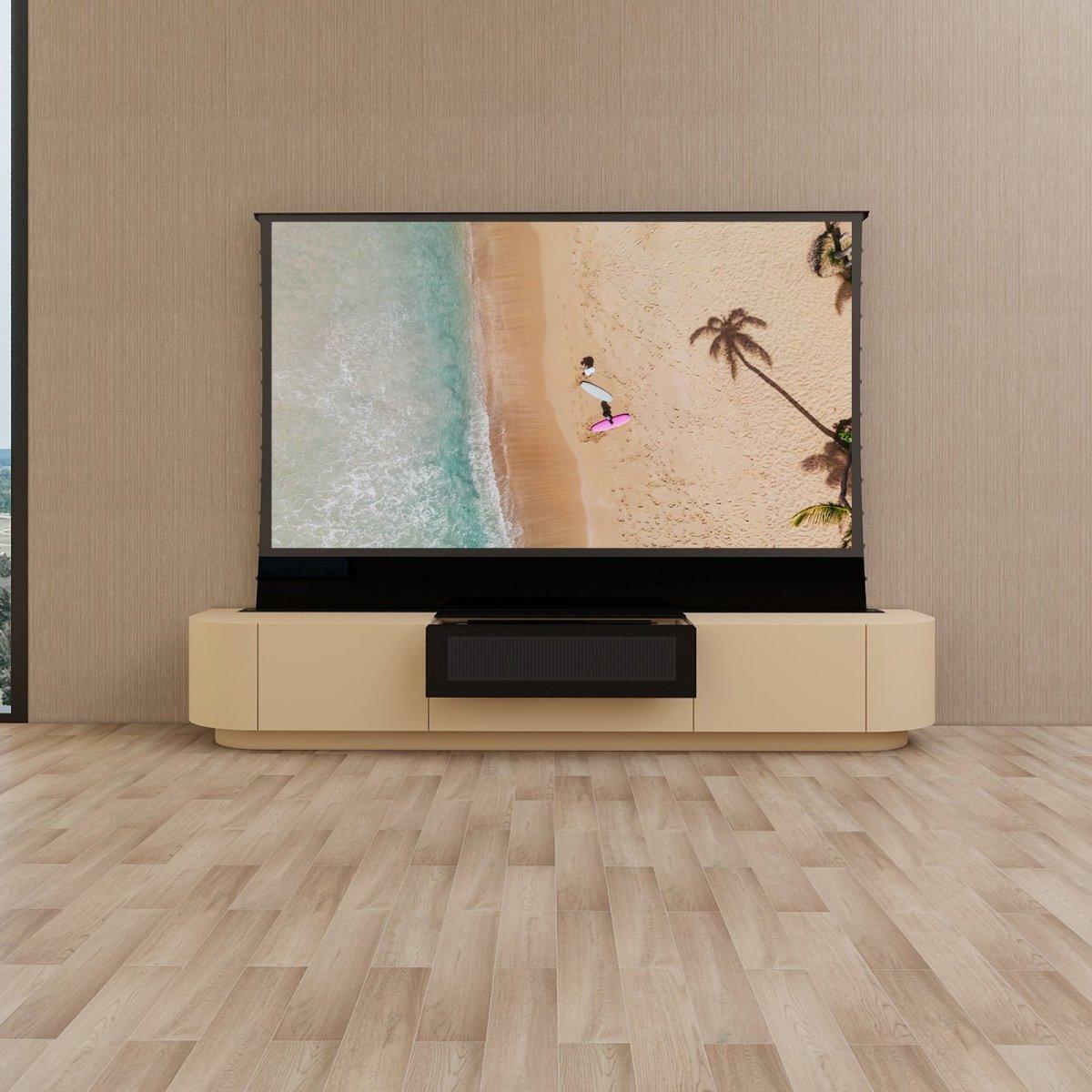 VIVIDSTORM Motorized Laser TV Cabinet Florence