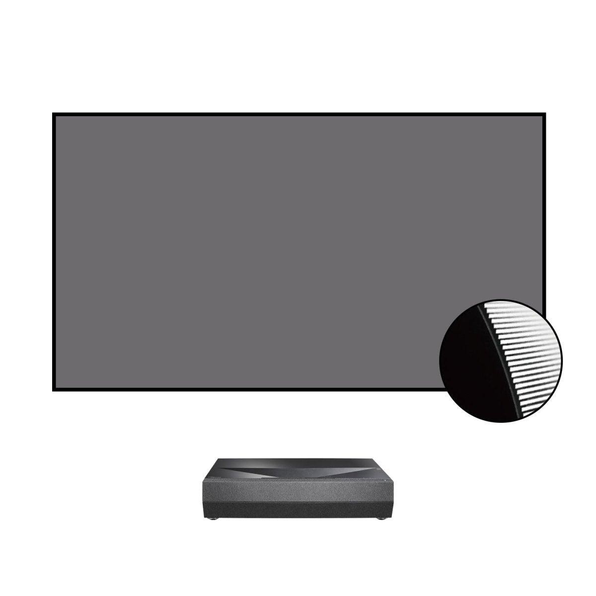 BUNDLE Optoma CinemaX D2 Projector& VIVIDSTORM CineVision Pro Fixed Frame UST ALR Projector Screen
