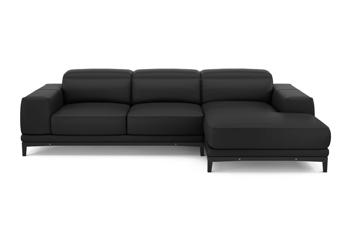 Valletta Leather Sectional Sofa